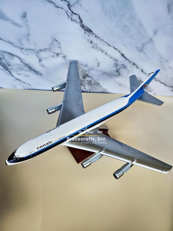 Model of B720-051B Conair Scandinavian Airlines with detailed craftsmanship.